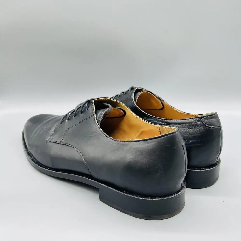 Cole Haan Shoes Mens 13 Black Leather Grand OS Derby Oxford Dress Round Toe